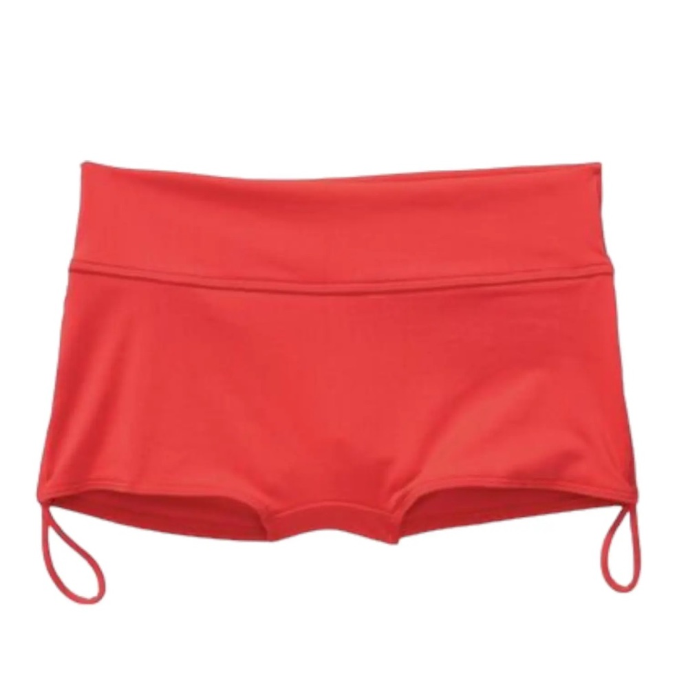 NWT Victorias Secret PINK Size L Large Gym To Swim Shortie Shorts Athletic Red